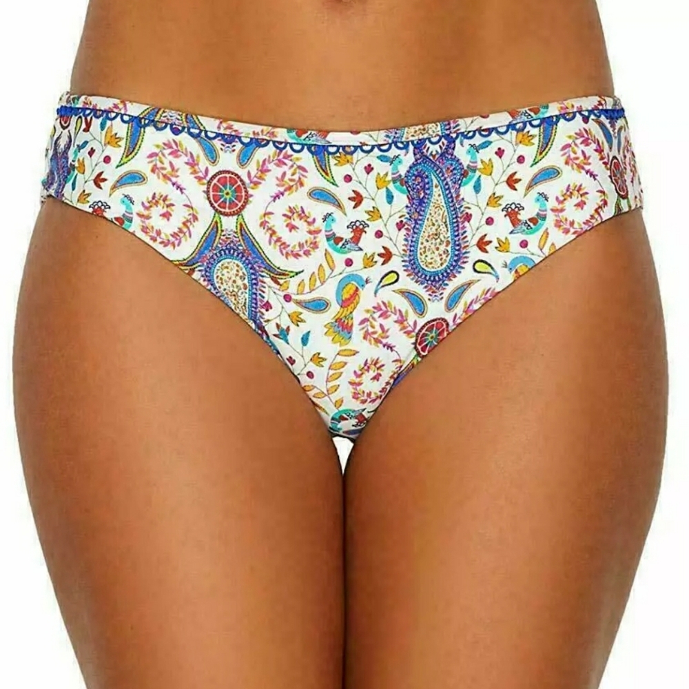Freya Bikini Brief Indio Size L White Paisley